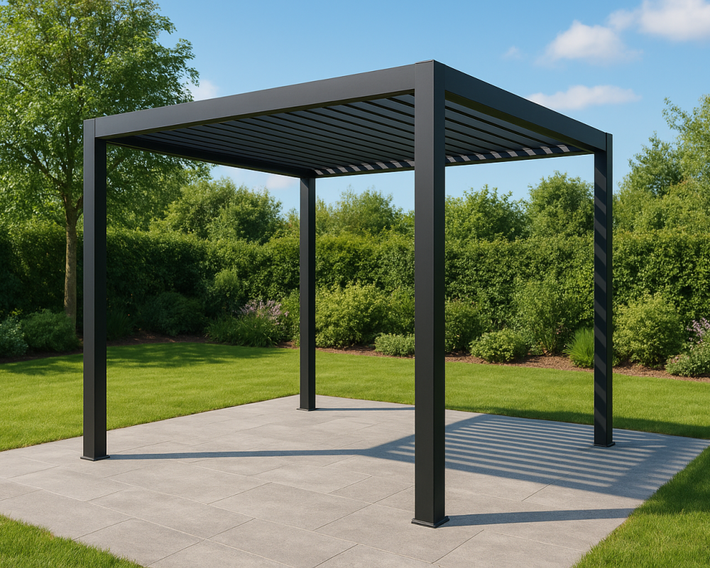 Illustrert bilde av vårt tilbud av pergola